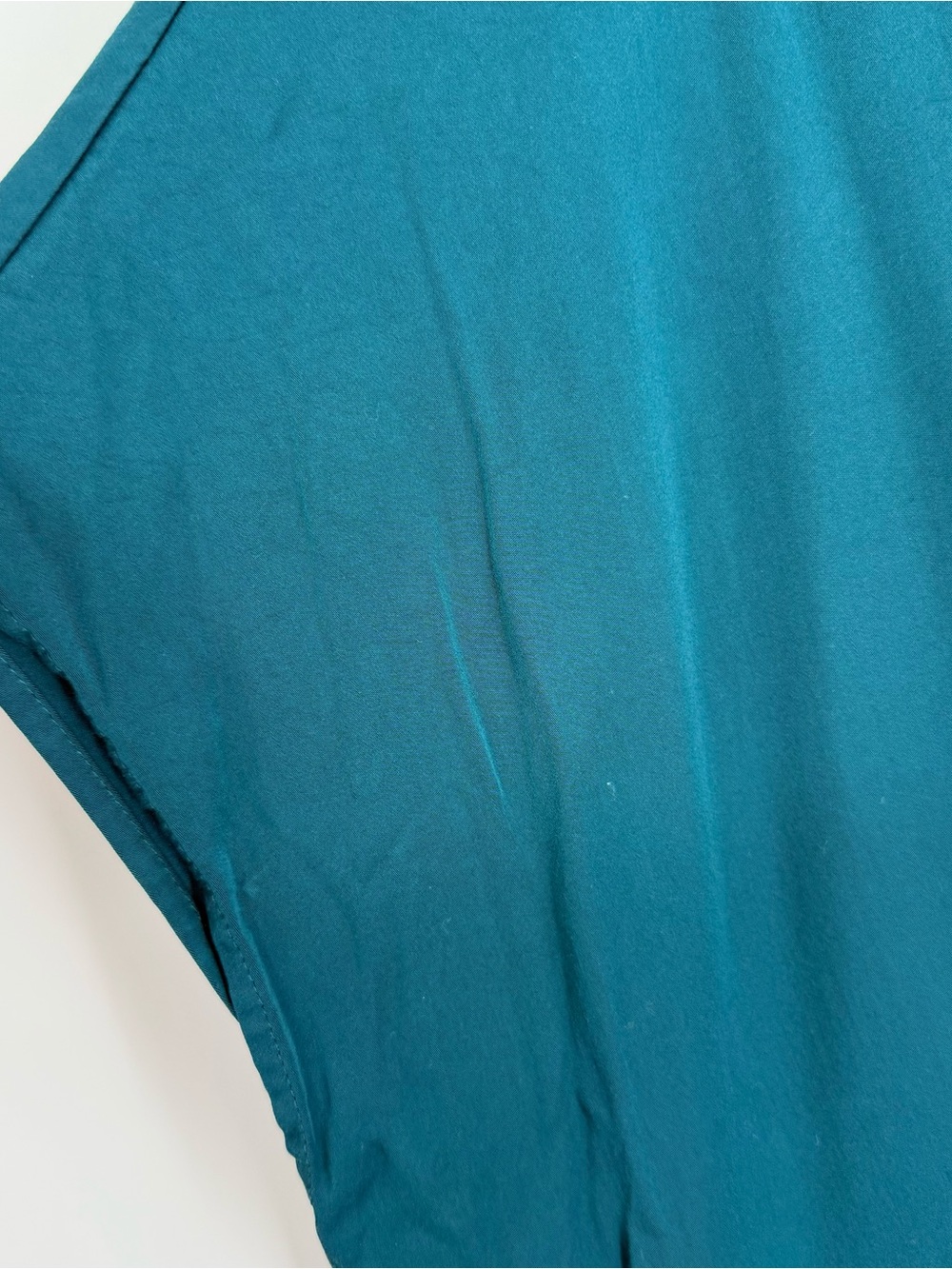 Pure J. JILL Maxi Dress Size 2X Green Cap Sleeves Lightweight Tunic Pockets - Picture 4 of 8